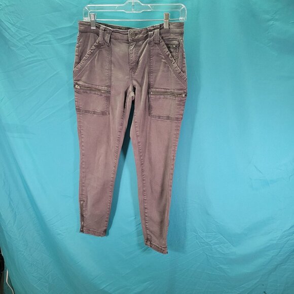 Joie Grey Park Skinny Pants Size 28 Cotton Lyocell Spandex - Picture 1 of 8